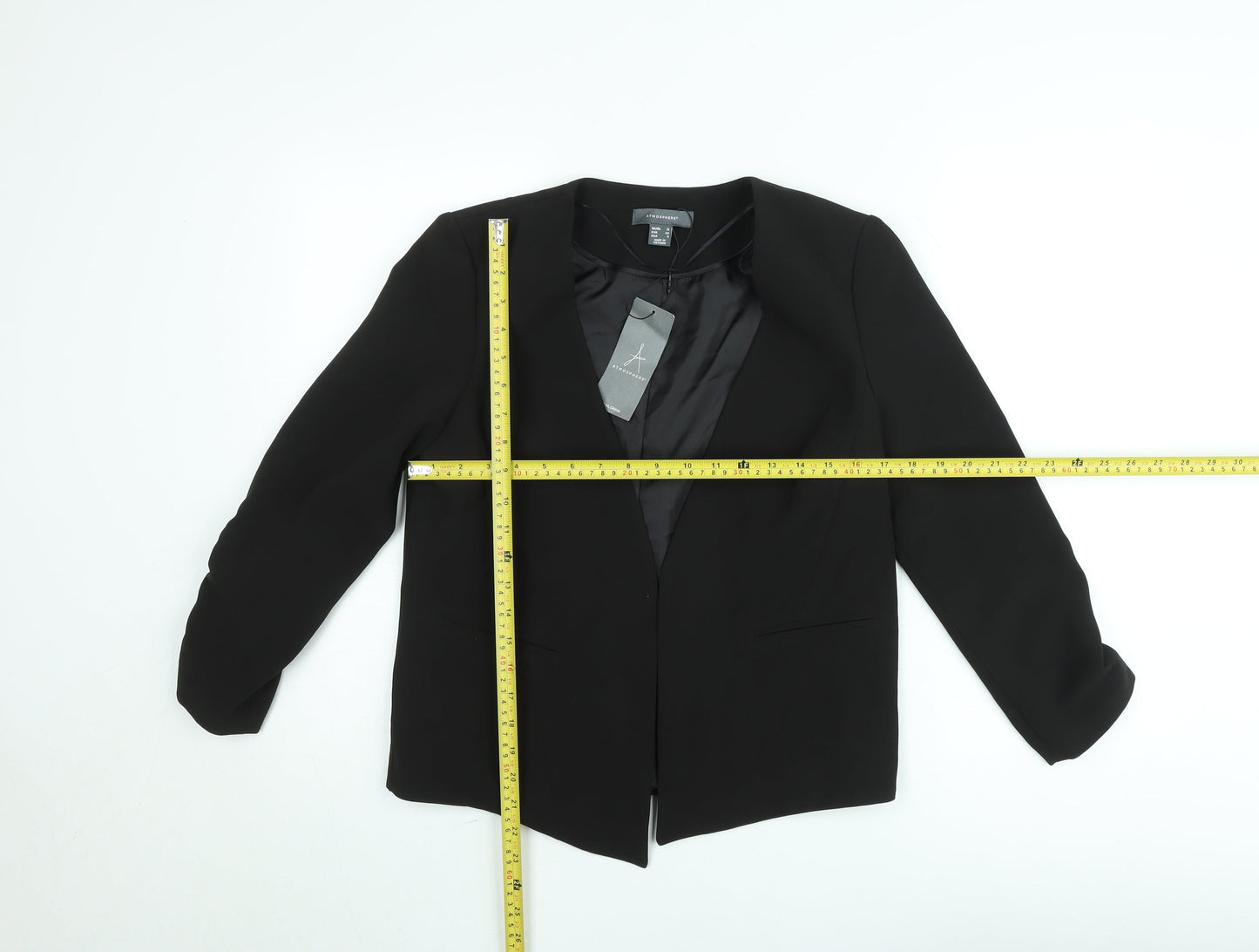 Atmosphere Women Black Size 12 Regular Fit Tailored Blazer