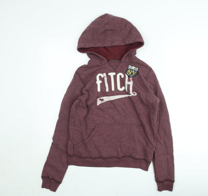 Abercrombie Kids Burgundy Pullover Hoodie 15/16 Teens Casual