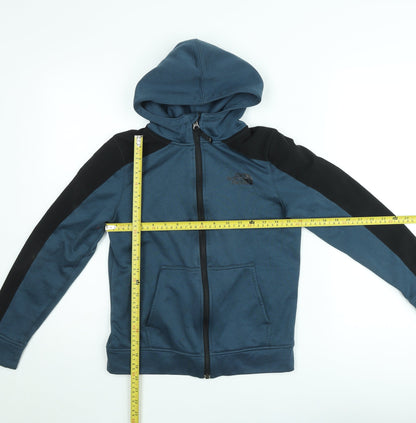 The North Face Boys Blue Hooded Full Zip Jacket Size 14-15 Years