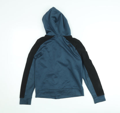 The North Face Boys Blue Hooded Full Zip Jacket Size 14-15 Years