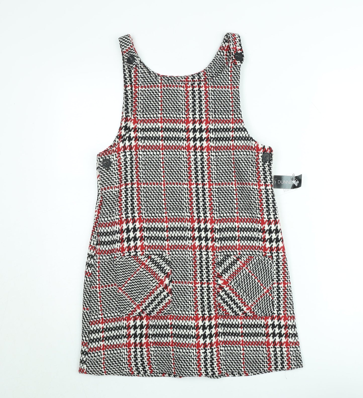 Dunnes Stores Teens Multicoloured Check Pinafore Dress 2-3 Years