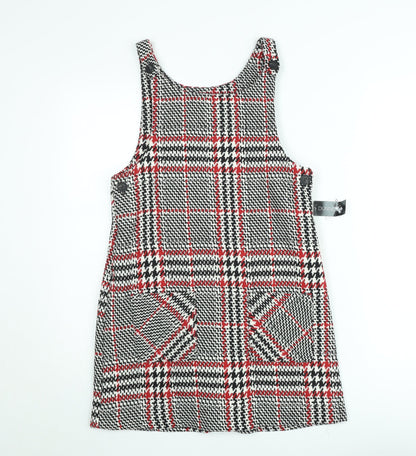 Dunnes Stores Teens Multicoloured Check Pinafore Dress 2-3 Years