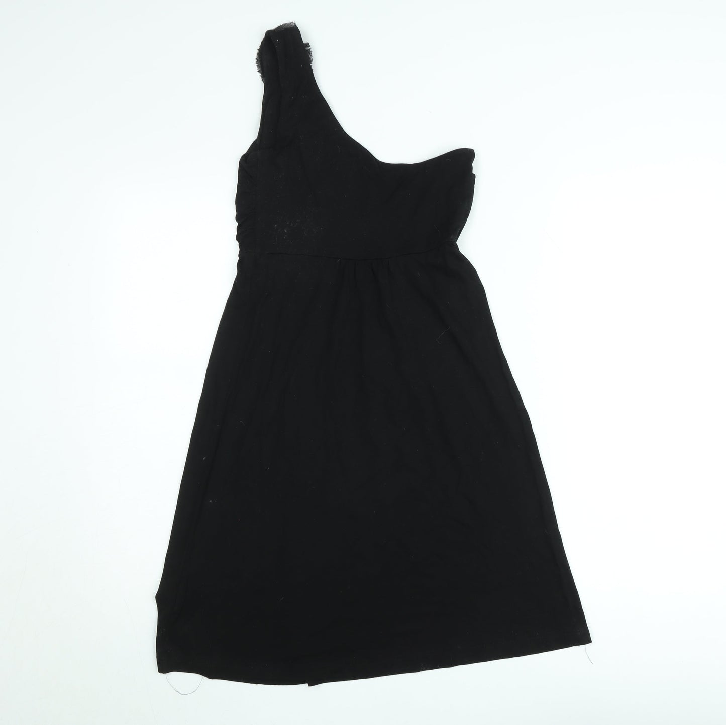 b.p.c. Bonprix Women’s Black One Shoulder A-Line Dress Size 8