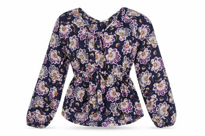 Next Women’s Multicoloured Floral Tunic Blouse Size 12