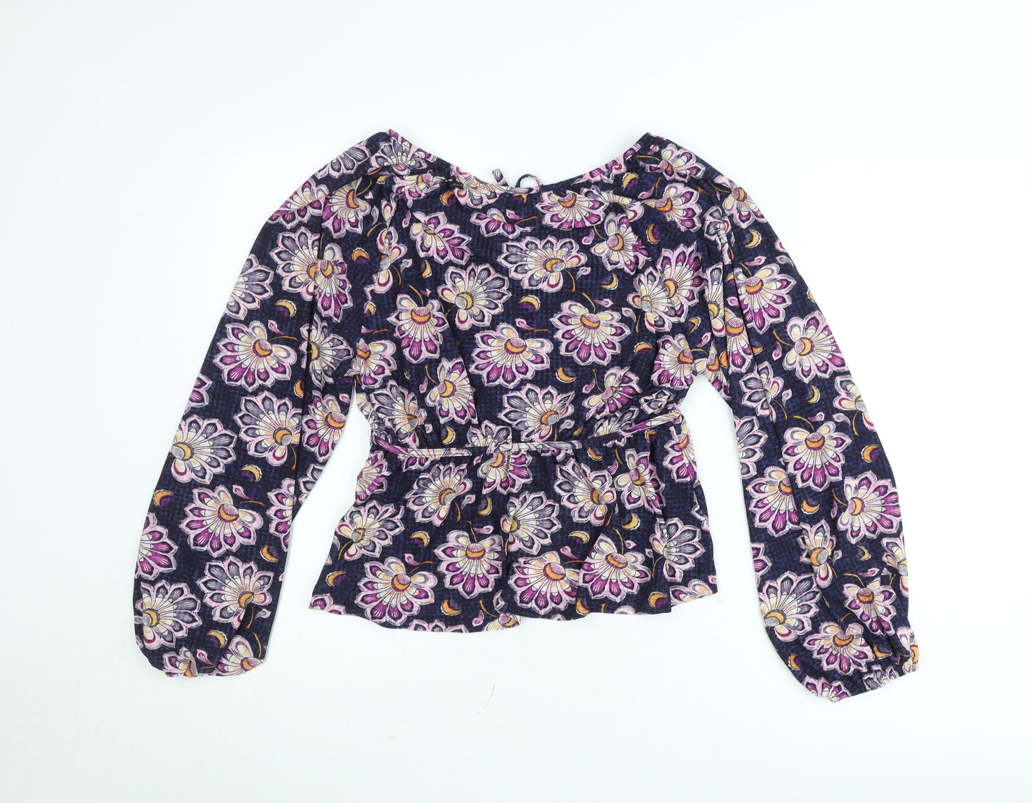 Next Women’s Multicoloured Floral Tunic Blouse Size 12