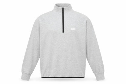 Mens UK Size L JACK & JONES Grey 1/2 Zip Sweatshirt