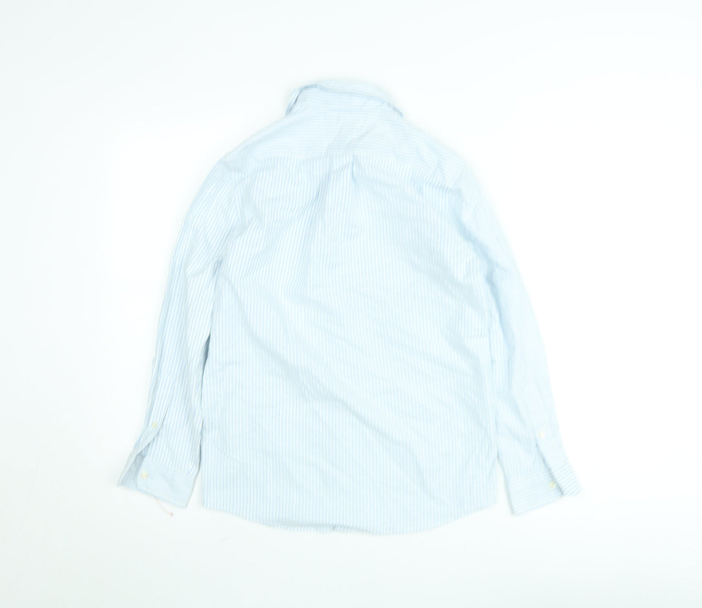 Vineyard Vines Men's Blue Striped Cotton Blend Long Sleeve Button-Up Shirt M