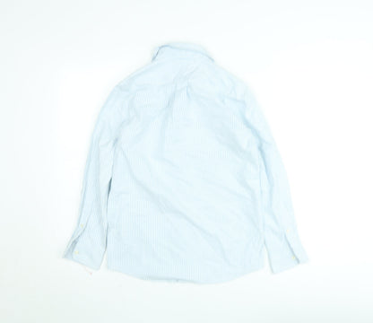 Vineyard Vines Men's Blue Striped Cotton Blend Long Sleeve Button-Up Shirt M