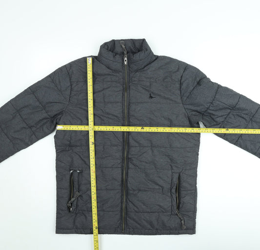 Womens UK Size S Jack Wills Grey Puffer Jacket