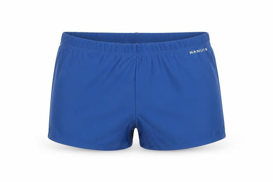 Decathlon Boys Blue XL Athletic Swim Shorts Elastic Waist Lightweight