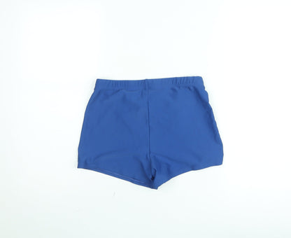 Decathlon Boys Blue XL Athletic Swim Shorts Elastic Waist Lightweight