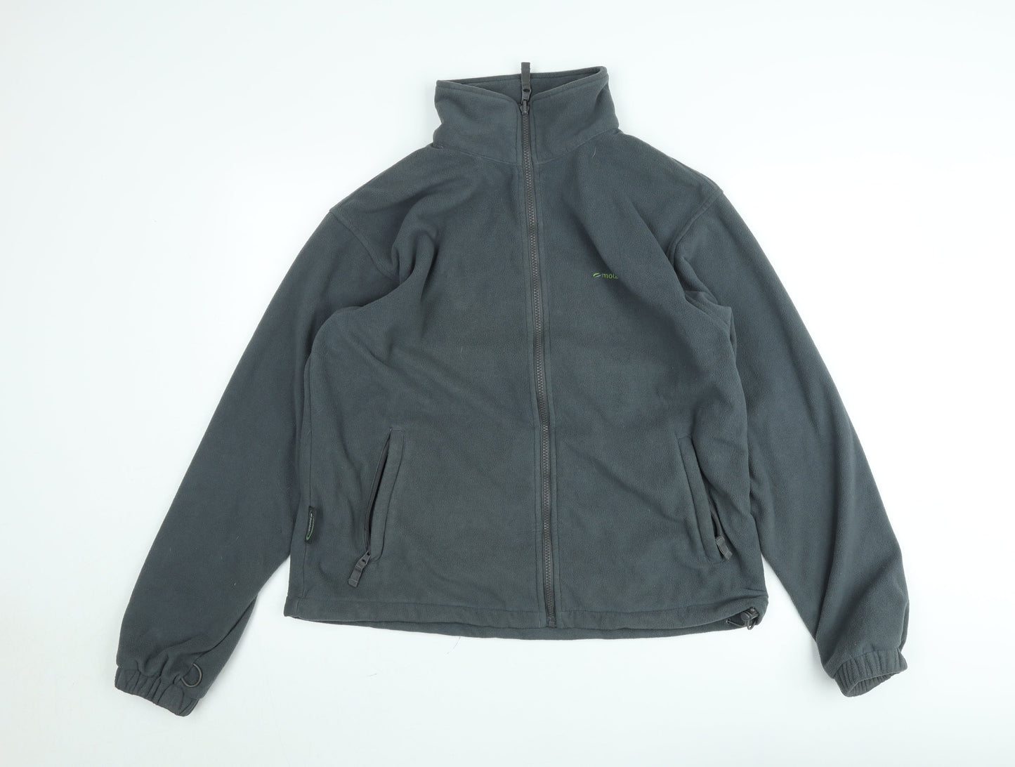 Mountainlife Men’s Grey Fleece Full Zip Outdoor Jacket M
