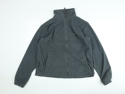 Mountainlife Men’s Grey Fleece Full Zip Outdoor Jacket M