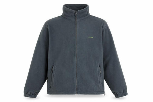Mountainlife Men’s Grey Fleece Full Zip Outdoor Jacket M