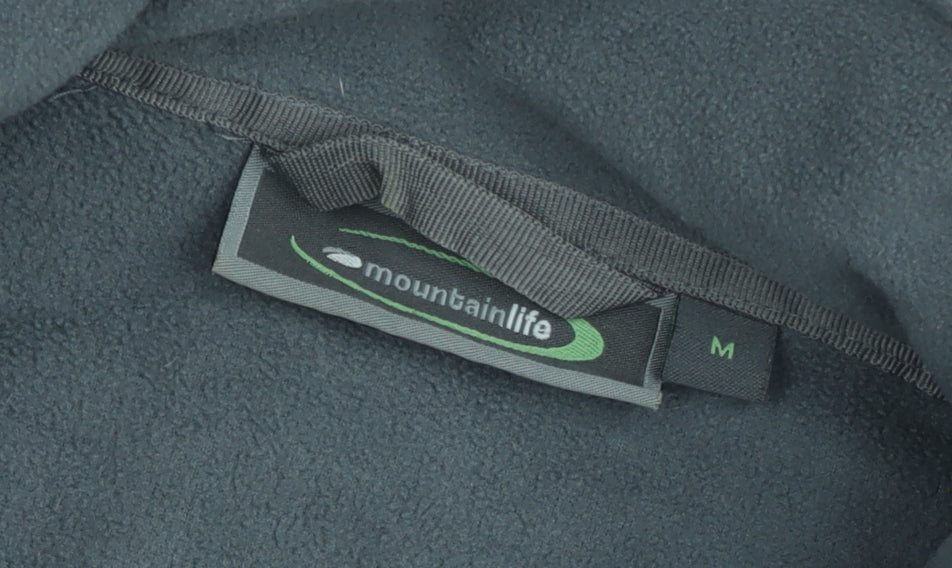Mountainlife Men’s Grey Fleece Full Zip Outdoor Jacket M