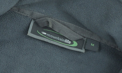 Mountainlife Men’s Grey Fleece Full Zip Outdoor Jacket M