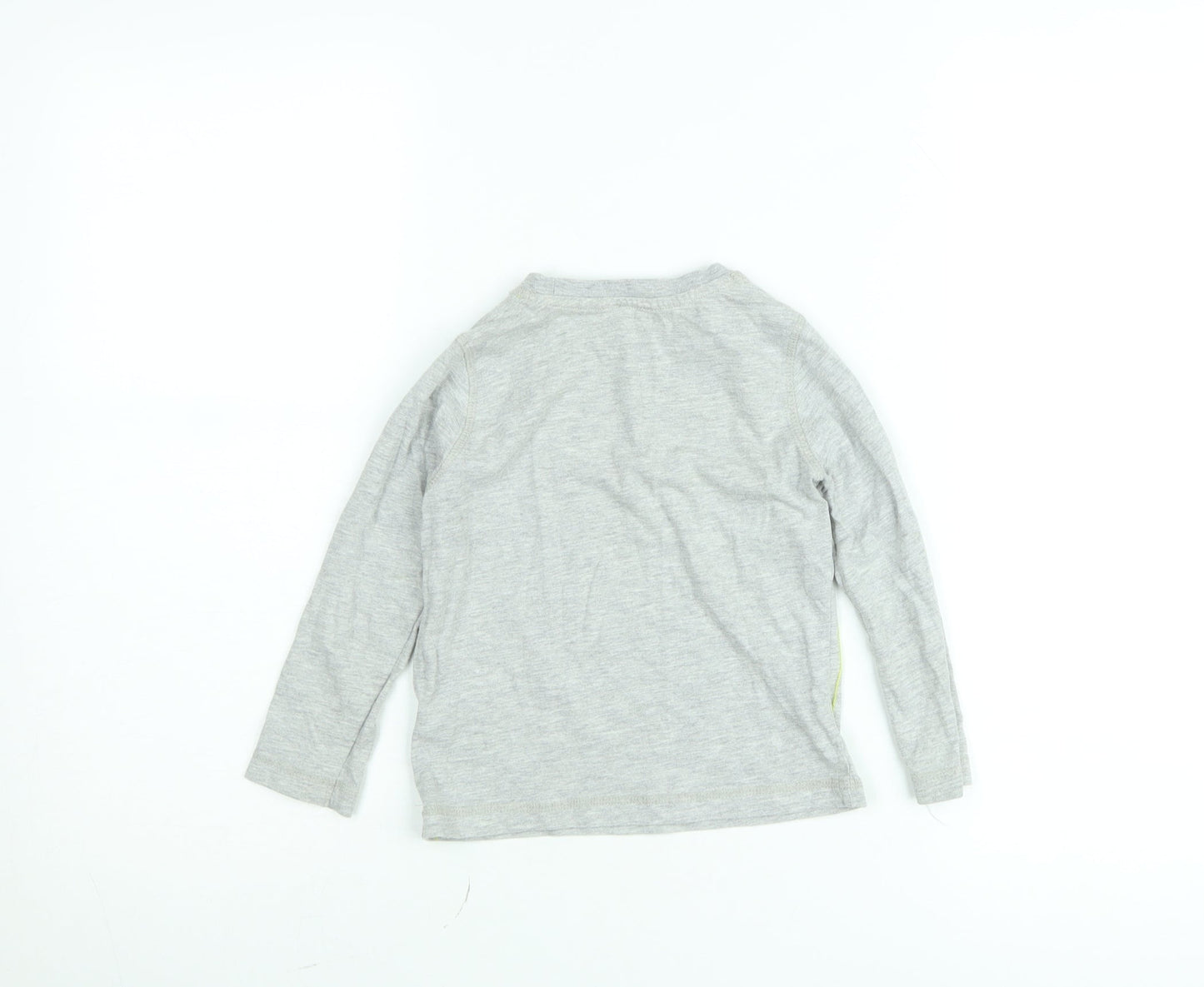 F&F Boys Grey Long Sleeve 'Awesome Street Dude' Graphic T-Shirt 5-6 Years