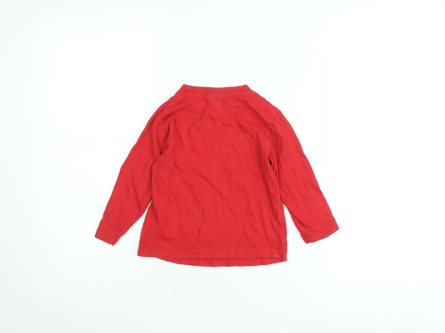 Cherokee Boys Red Long Sleeve Graphic T-Shirt 4-5 Years ‘Don’t Mess With My Mum’