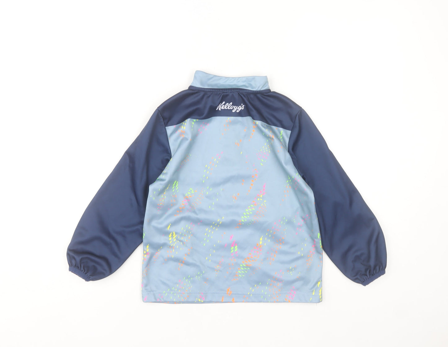 MCSport Boys Blue 7-8 Years Track Jacket Cúl Camps 1/4 Zip Lightweight Activewear