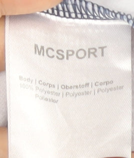 MCSport Boys Blue 7-8 Years Track Jacket Cúl Camps 1/4 Zip Lightweight Activewear