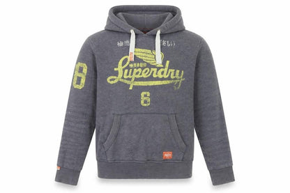 Mens UK Size M Superdry Grey Pullover Hoodie