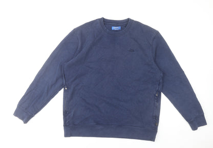 Mens UK Size L adidas Blue Pullover Sweatshirt
