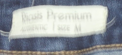 Riosis Premium Women Blue Distressed Skinny Jeans Size M