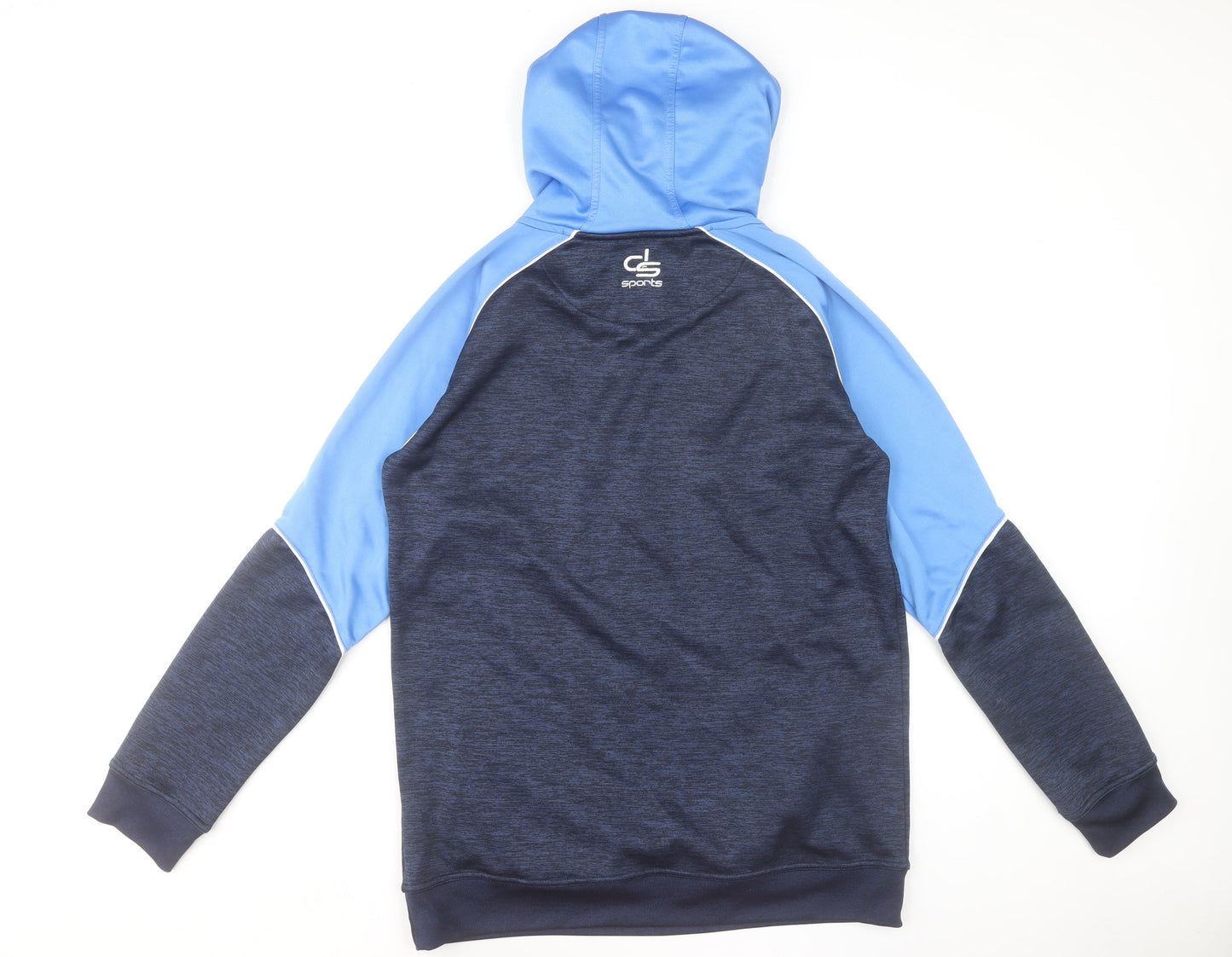 CS Sports Men's Blue Pullover Hoodie L Basketball Club Sweatshirt