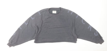 Gilly Hicks by Hollister Women’s Grey Pullover Sweatshirt XS Relaxed Fit