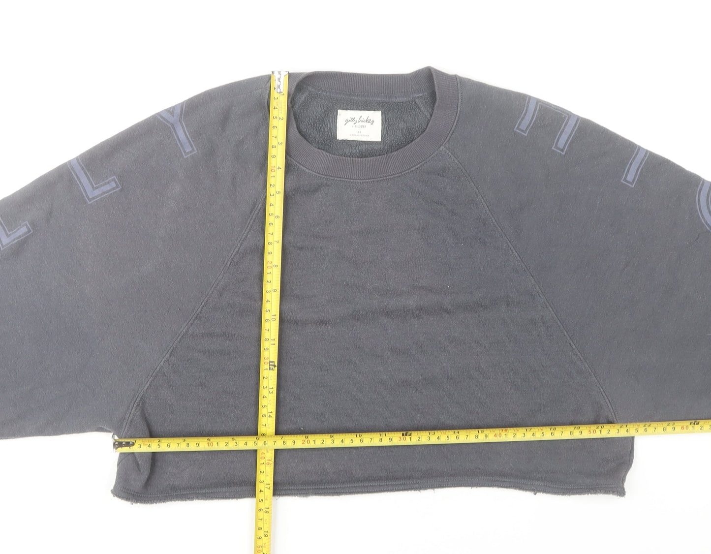 Gilly Hicks by Hollister Women’s Grey Pullover Sweatshirt XS Relaxed Fit