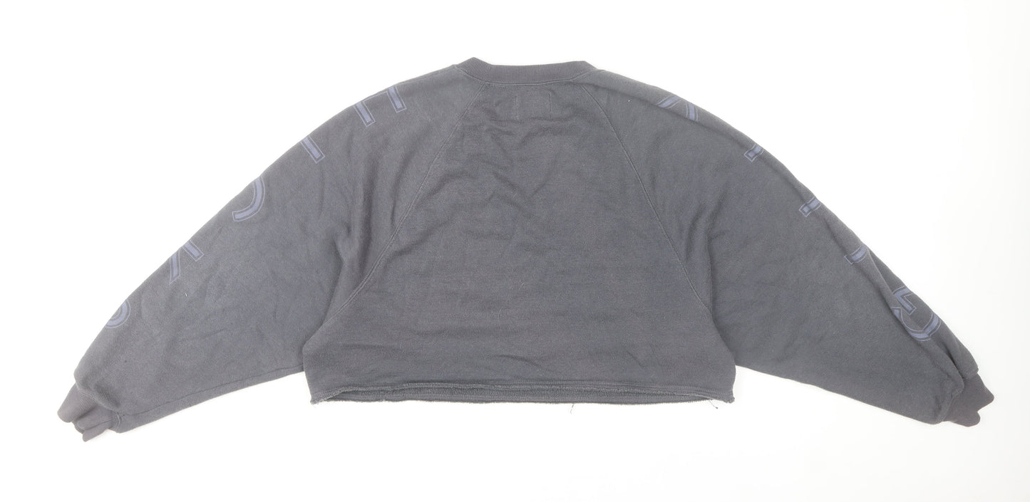 Gilly Hicks by Hollister Women’s Grey Pullover Sweatshirt XS Relaxed Fit