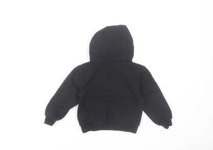 Nike Unisex Baby Black Pullover Hoodie Jumper 18-24 Months Fleece Sportswear