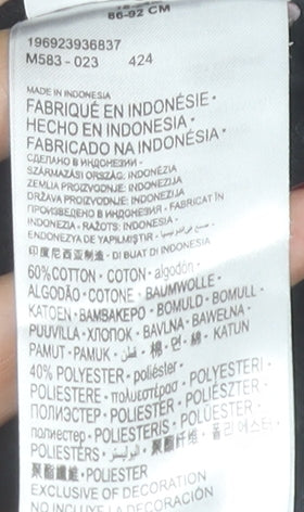 Nike Unisex Baby Black Pullover Hoodie Jumper 18-24 Months Fleece Sportswear