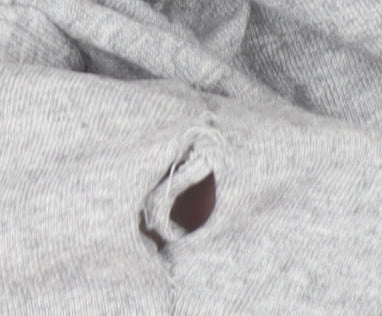 Reebok Men's Grey Graphic Print Crew Neck Short Sleeve T-Shirt Size S