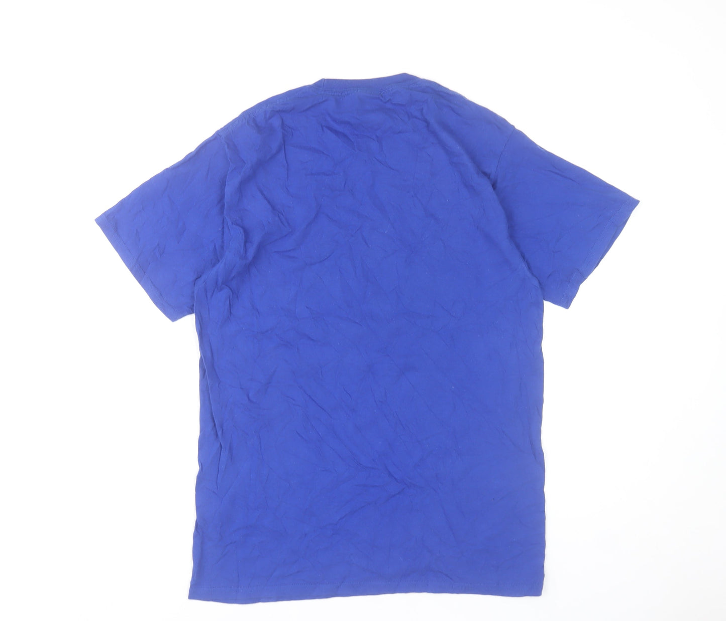 Port & Company Men's Blue Graphic 'Call Me Old Fashioned' T-Shirt M