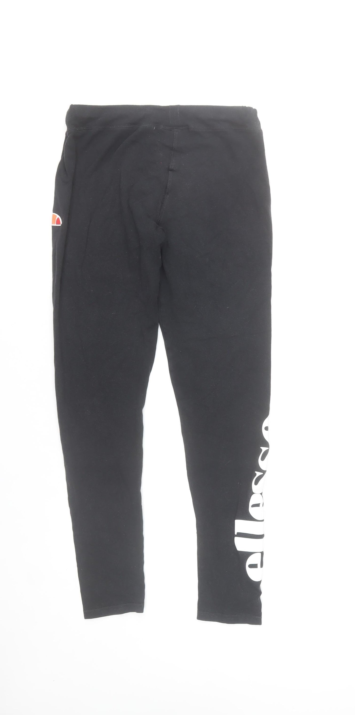 Womens UK Size 12 ellesse  Ankle Black Leggings