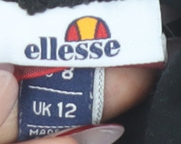 Womens UK Size 12 ellesse  Ankle Black Leggings