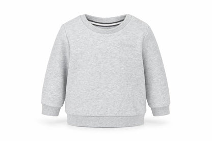 Front view of Firetrap unisex baby grey 18-24 months long sleeve pullover sweatshirt