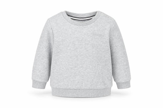 Front view of Firetrap unisex baby grey 18-24 months long sleeve pullover sweatshirt