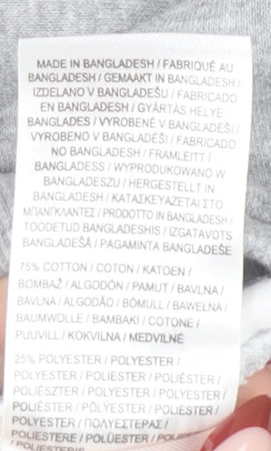 Firetrap Unisex Baby Grey 18-24 Months Long Sleeve Pullover Sweatshirt