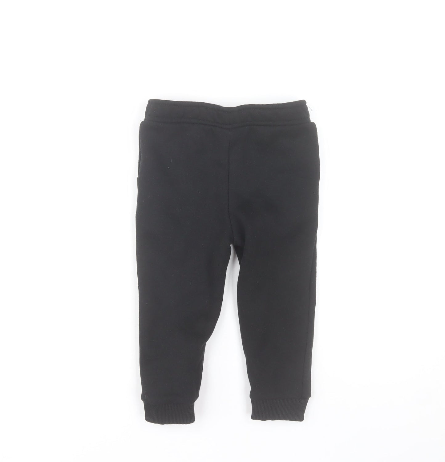 Firetrap Unisex Baby Black Jogger Trousers 18-24 Months Cotton Blend