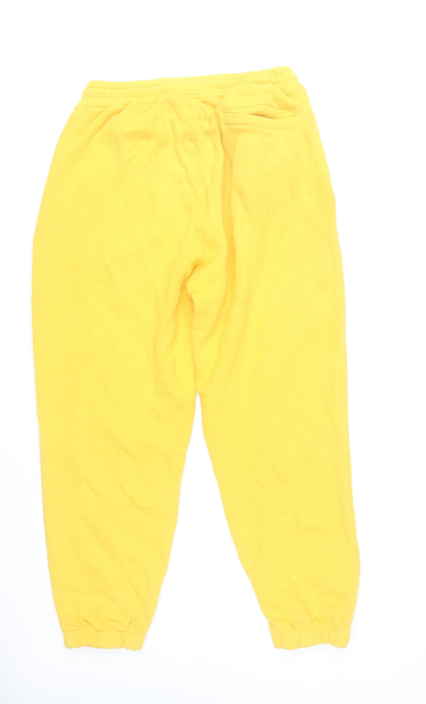 Tommy Jeans Men's Yellow Jogger Sweatpants M Regular Fit Casual Logo