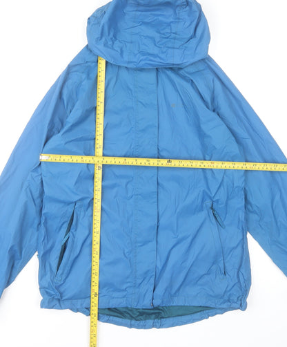 Mountain Warehouse Women Blue Size 14 Waterproof Rain Coat Jacket