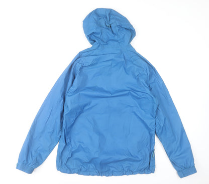 Mountain Warehouse Women Blue Size 14 Waterproof Rain Coat Jacket