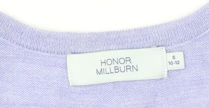 Honor Millburn Women's Purple Small Knit Cardigan Jumper 10-12