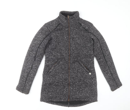 Avalanche Womens Grey Full Zip Fleece Jacket Size S