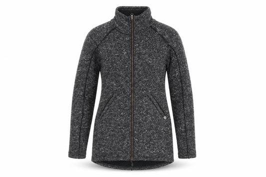 Avalanche Womens Grey Full Zip Fleece Jacket Size S