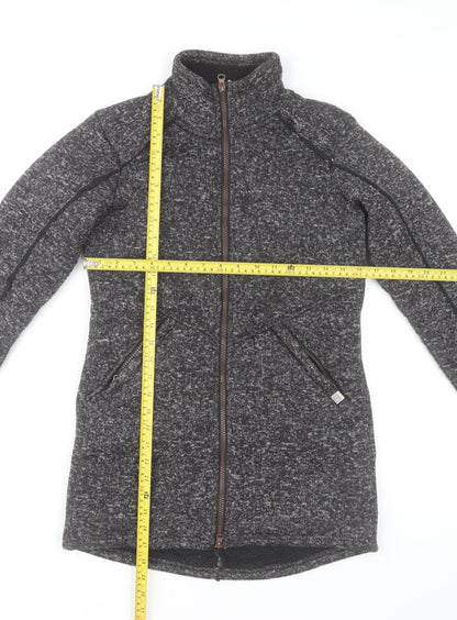 Avalanche Womens Grey Full Zip Fleece Jacket Size S