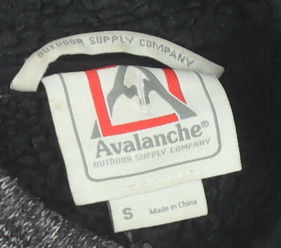 Avalanche Womens Grey Full Zip Fleece Jacket Size S