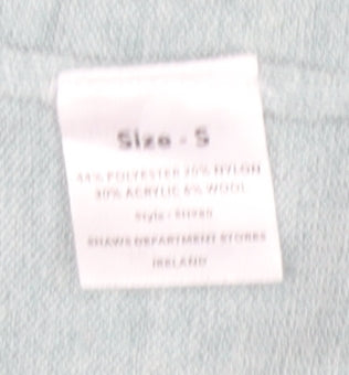 Tea Lane Women's Grey Collared Henley Knit Jumper Size S